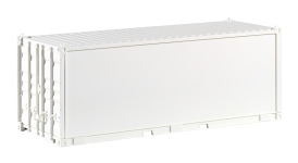 PIKO 36302 - G - Container 20 weiß, unbedruckt, glatt